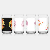 Sakora flower us Year of Chinese snake ガラス缶 (右)