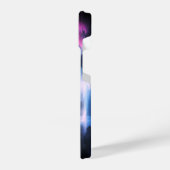 Sakora tree-Moonlit Waterfall with Cherr-pink iPhoneケース (左側面)