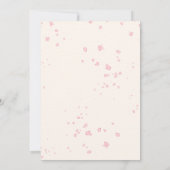 Sakura Afternoon Tea Party Invitation 招待状 (裏面)