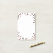 Sakura Blossoms and Fans ポストイット (デスク上)