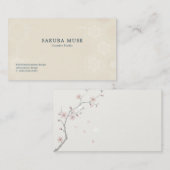 Sakura Business Card – Minimal Japanese Premium  名刺 (正面/裏面)