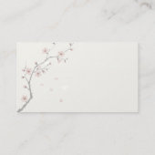 Sakura Business Card – Minimal Japanese Premium  名刺 (裏面)