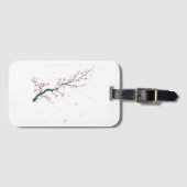Sakura Cherry Blossom Branch Luggage Tag ラゲッジタグ (正面横)