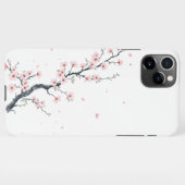 Sakura Cherry Blossom Branch Phone Case iPhoneケース (裏面横)
