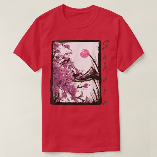Sakura Cherry Blossom Festival Cherry Blossom Tree Tシャツ (デザイン正面)