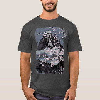 Sakura Cherry Blossom & Mt  Tシャツ