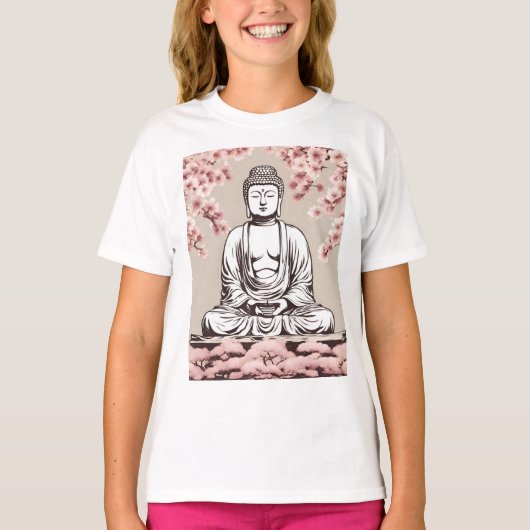 Sakura Cherry Blossom Tシャツ (正面)