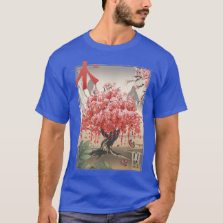 Sakura Cherry Blossom Tree Japanese art nature Tシャツ