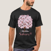 Sakura Cherry Blossom Tree Japanese Symbol of Beau Tシャツ (正面)