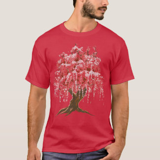Sakura Japanese Cherry Blossom Tree Nature Graphic Tシャツ