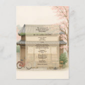 sakura japanese traditional tea house destination  メニュー (裏面)