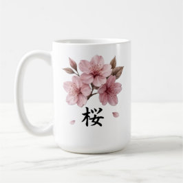 Sakura Katana Japanese Aesthetic コーヒーマグカップ