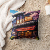 Sakura Kissa  - Cherry Blossom Café クッション (ブランケット)