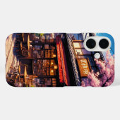 Sakura Kissa - Cherry Blossom Café Case-Mate iPhoneケース (裏面 (横))