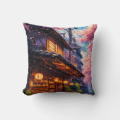 Sakura no Machikado - Cherry Blossom Street クッション (正面)