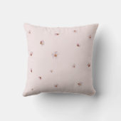 Sakura Pink Japanese Cherry Blossom Floral Pattern クッション (裏面)