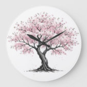 Sakura Tree Clock ラージ壁時計 (正面)