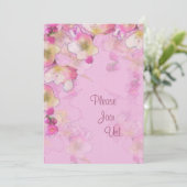 Sakura Wedding Invitation 招待状 (スタンド正面)