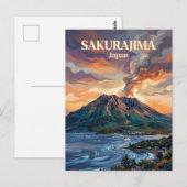 Sakurajima Japan ポストカード (正面/裏面)