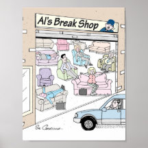 SAL Caradonnaによる整備士漫画のポスター