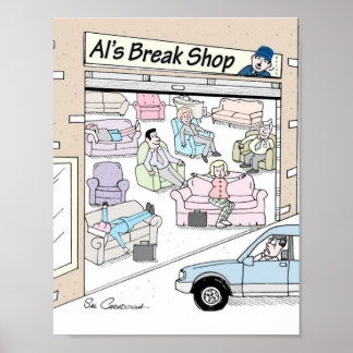 SAL Caradonnaによる整備士漫画のポスター ポスター