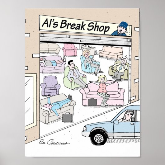 SAL Caradonnaによる整備士漫画のポスター ポスター (正面)