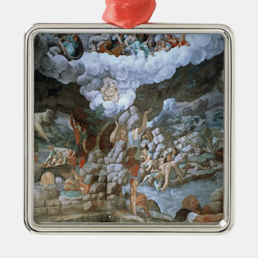 Salaのdei Giganti (フレスコ画) (78482-88をまた見て下さい) メタルオーナメント (正面)