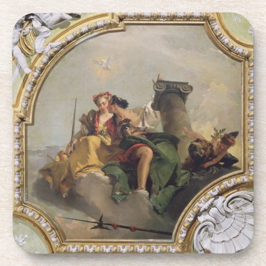 「Sala Capitolareからの剛毅そして正義、 コースター (正面)