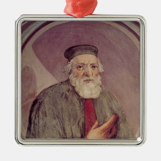 「Sala del Mappamondo'からのマルコ・ポーロ メタルオーナメント (正面)