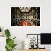 Sala di Lettura、1537-88年に建て(写真) ポスター (ホームオフィス)