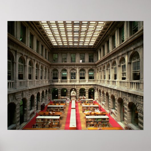 Sala di Lettura, built in 1537-88 (photo) ポスター (正面)
