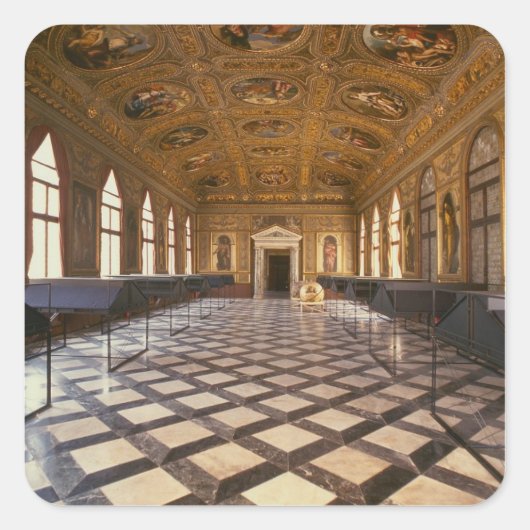 Sala Dorataは1537年~88年に建てられた(写真) スクエアシール (正面)