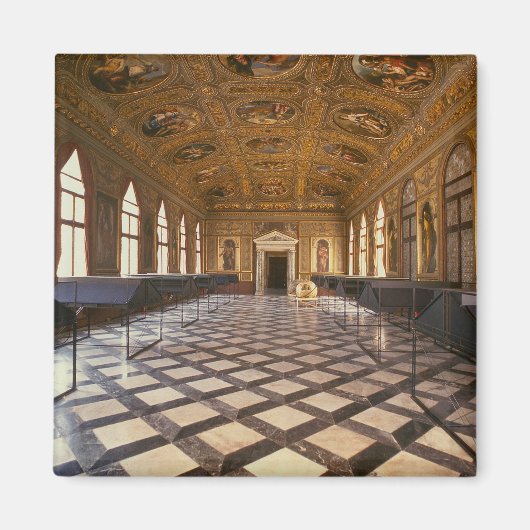 Sala Dorataは1537年~88年に建てられた(写真) マグネット (正面)
