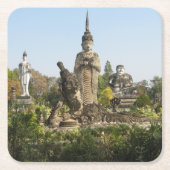 Sala Keo Kou、Nong Khai、タイ スクエアペーパーコースター (正面)