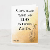 Salaam & Dua -  Elegant カード (正面)