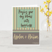 Salaam & Dua - Elegant カード (黄色い花)