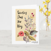 Salaam & Dua - Flowers カード (黄色い花)