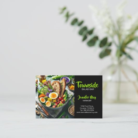 Salad Bar Restaurant 名刺 (スタンド正面)