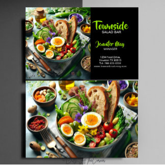 Salad Bar Restaurant 名刺