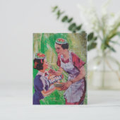 Salad Hats collage ポストカード (スタンド正面)