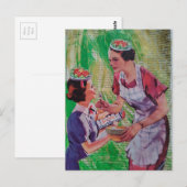 Salad Hats collage ポストカード (正面/裏面)