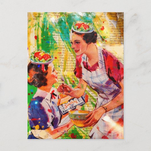 Salad Plate Hats  ポストカード (正面)