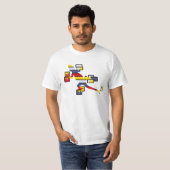 salamandra mondrian tシャツ (正面フル)