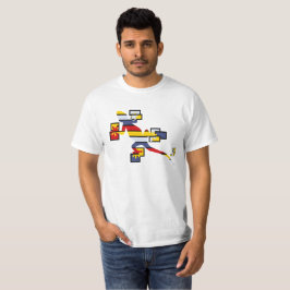 salamandra mondrian tシャツ