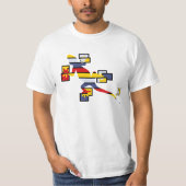 salamandra mondrian tシャツ (正面)