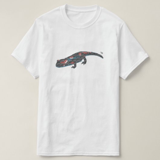salamandra tシャツ (デザイン正面)