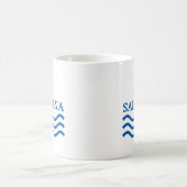 SALAMINA Greece, Sun Waves コーヒーマグカップ (中央)
