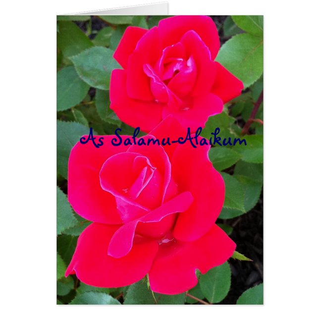 Salamu-Alaikumカードとして (正面)