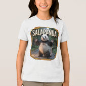 Salapanda Photographic – Salamander Panda Funny トライブレンドＴシャツ (正面)