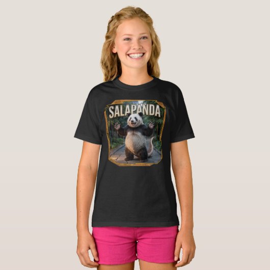 Salapanda Photographic – Salamander Panda Funny Tシャツ (正面フル)